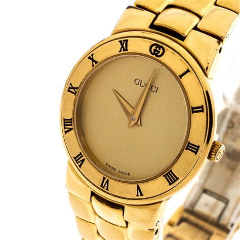 gucci 3300.2.1 watch gold ladies|Gucci watch replacement parts.